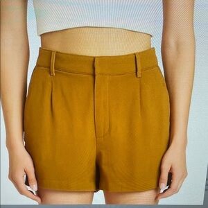 Women's Mustard Shorts
